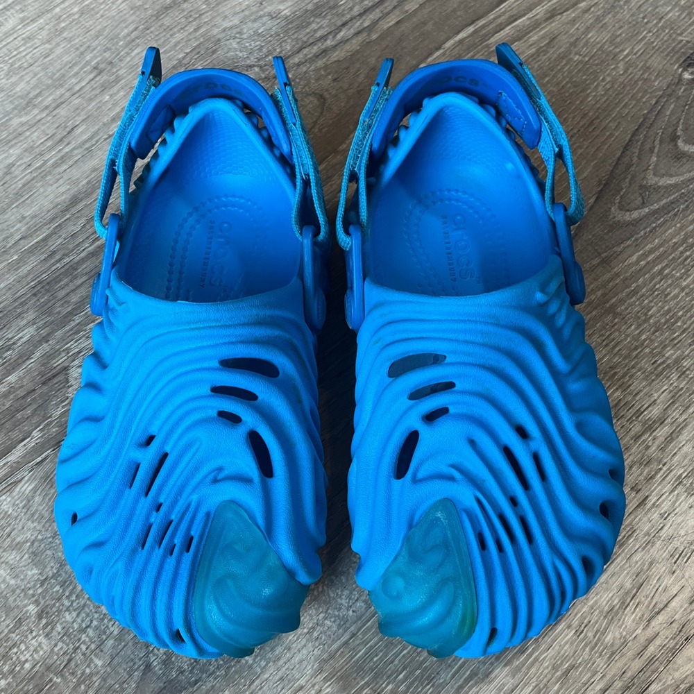 Crocs Salehe Bembury Pollex Clog Tide Blue Kids Size C12 207393-4ST